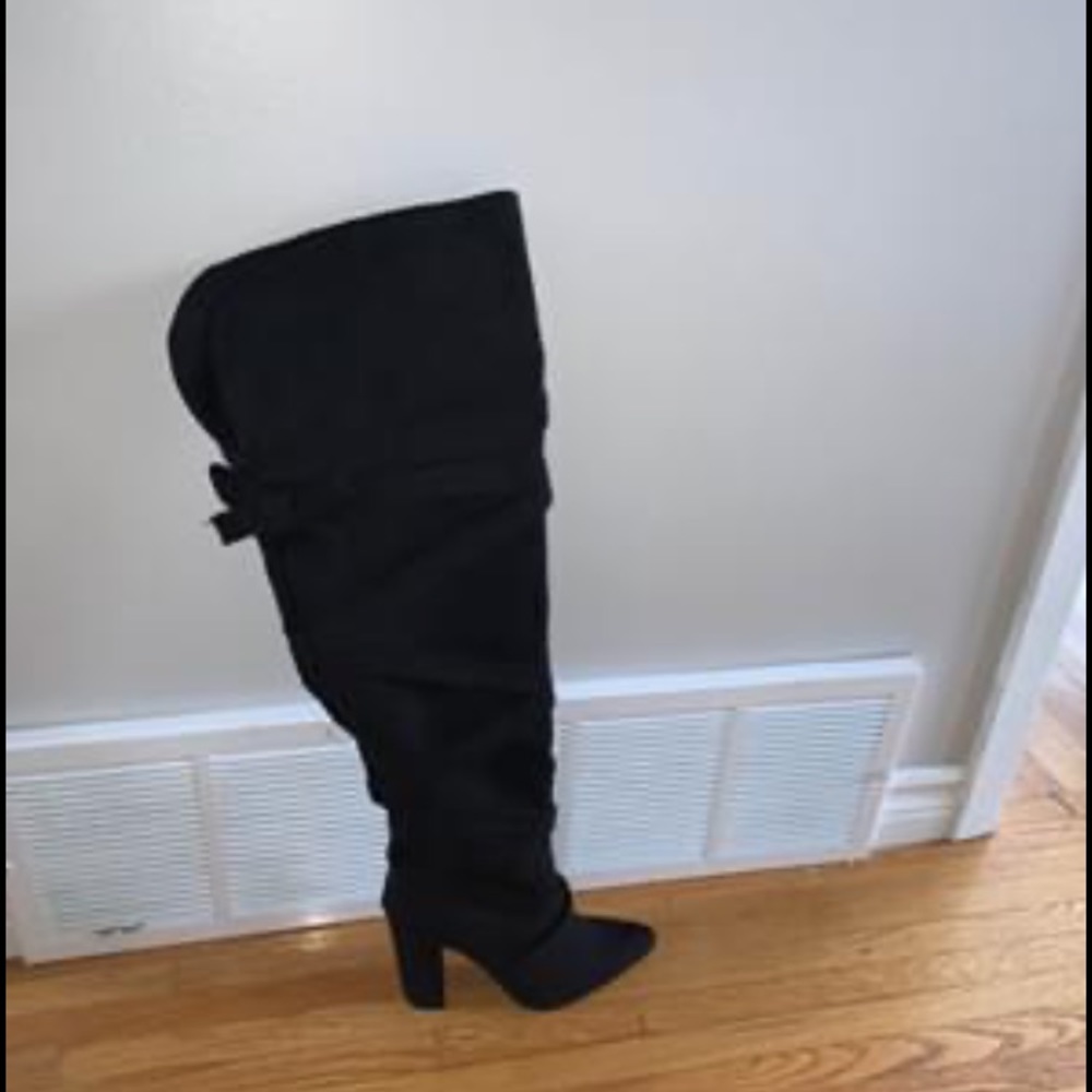 Knee High Suede Boots